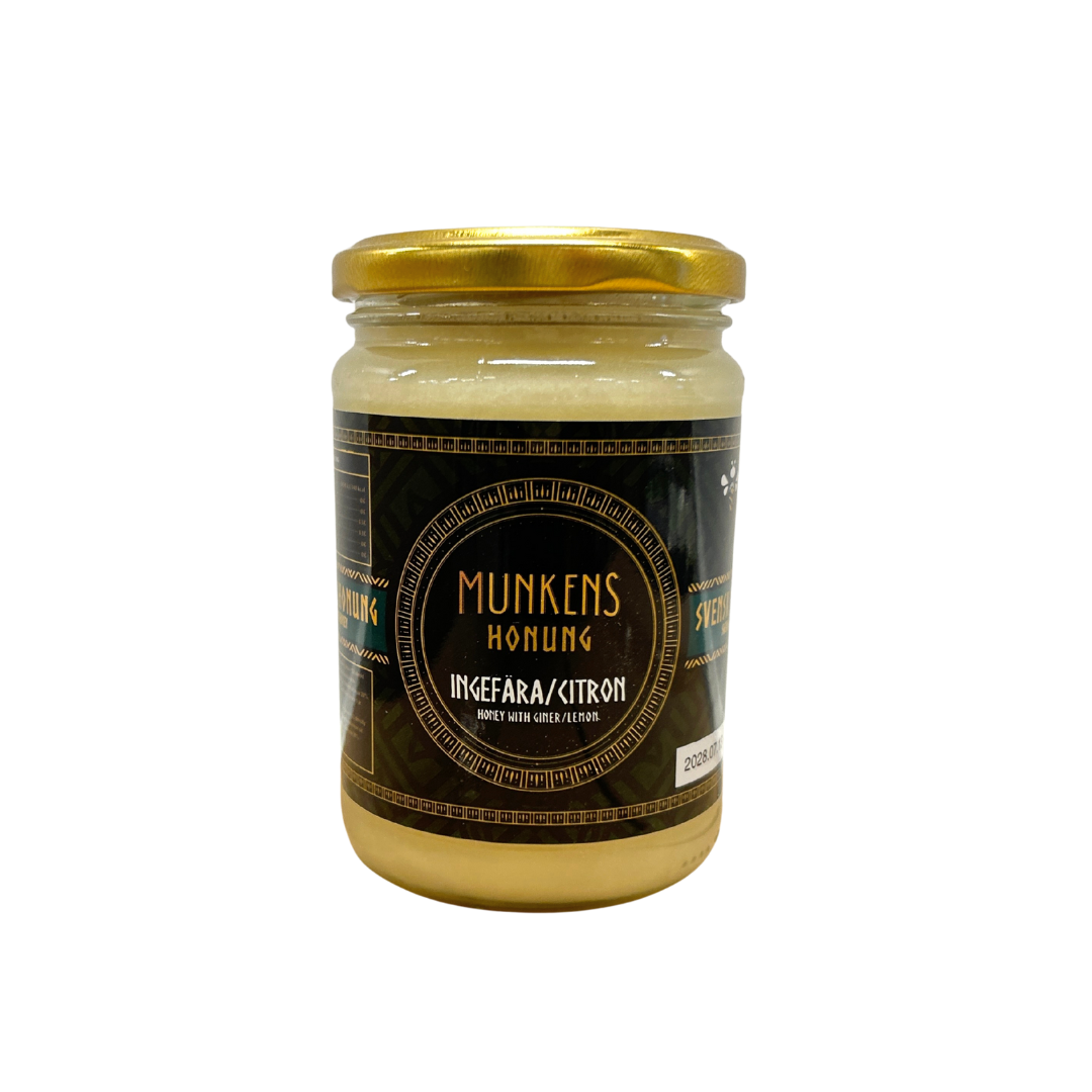 Munkens Honung Ingefära och citron 500 g