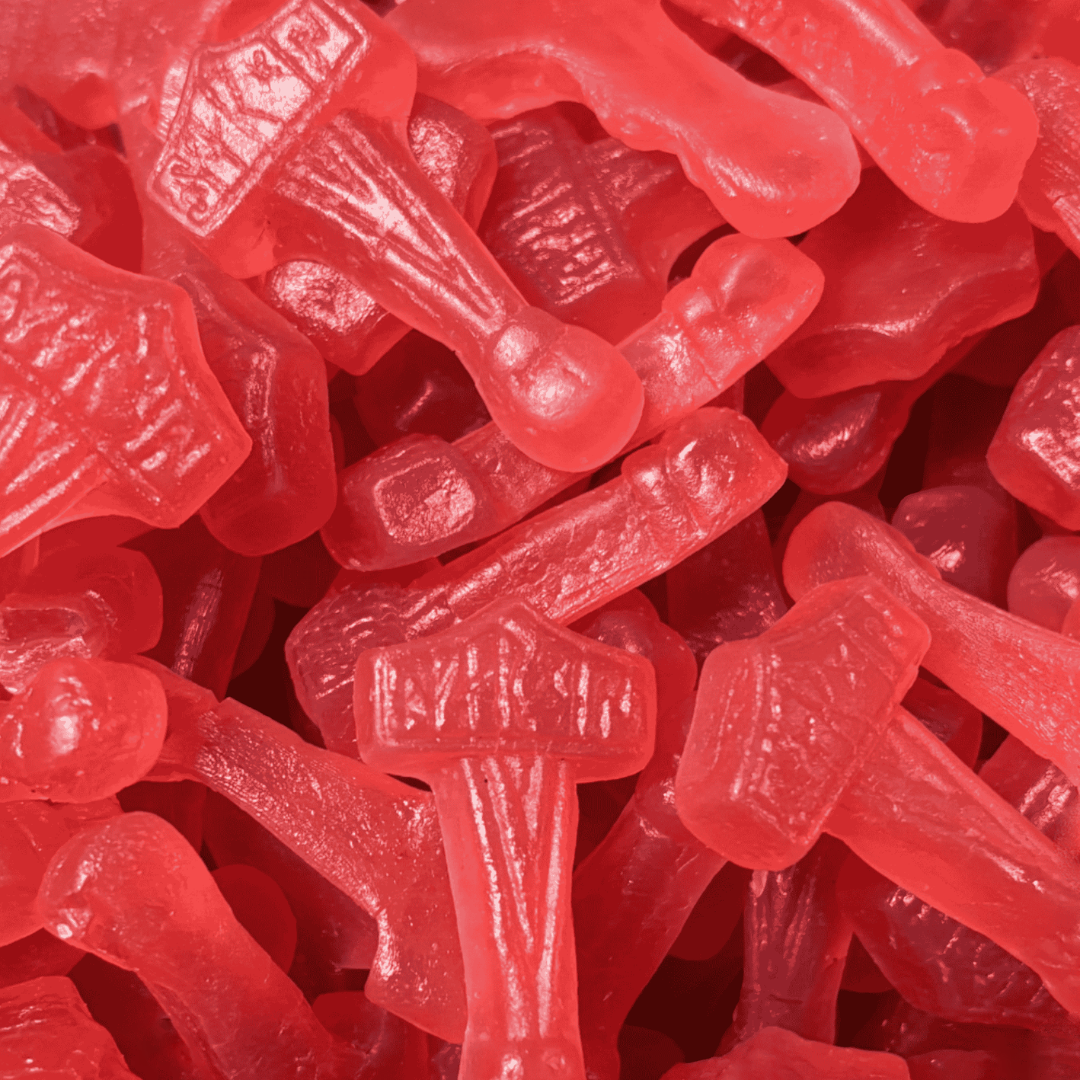 Viking Sweets Raspberry Mjölnir 120 g, bild 2