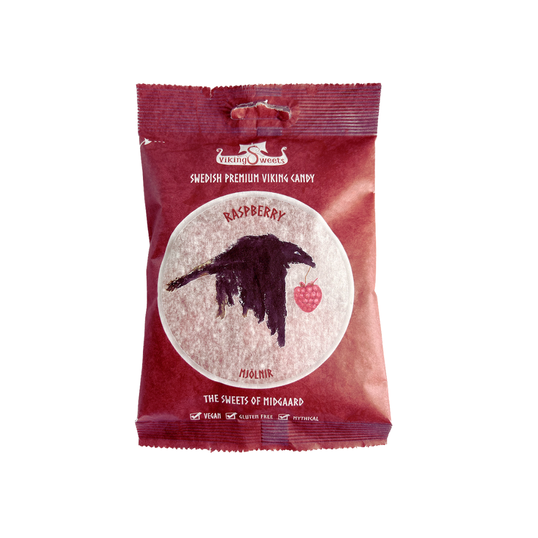 Viking Sweets Raspberry Mjölnir 120 g